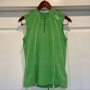 Sz L Gore Bike Wear Reflective Tank Top/Shirt - Green